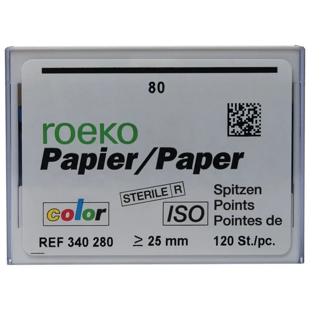 COLTENE roeko Papier Spitzen Color - Packung 120 Stück ISO 080