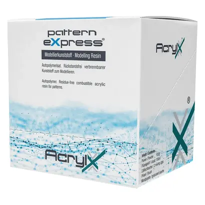 217203.0_Dentalartikel_DentaTec AcrylX pattern eXpress® - Packung 500 g Pulver rot