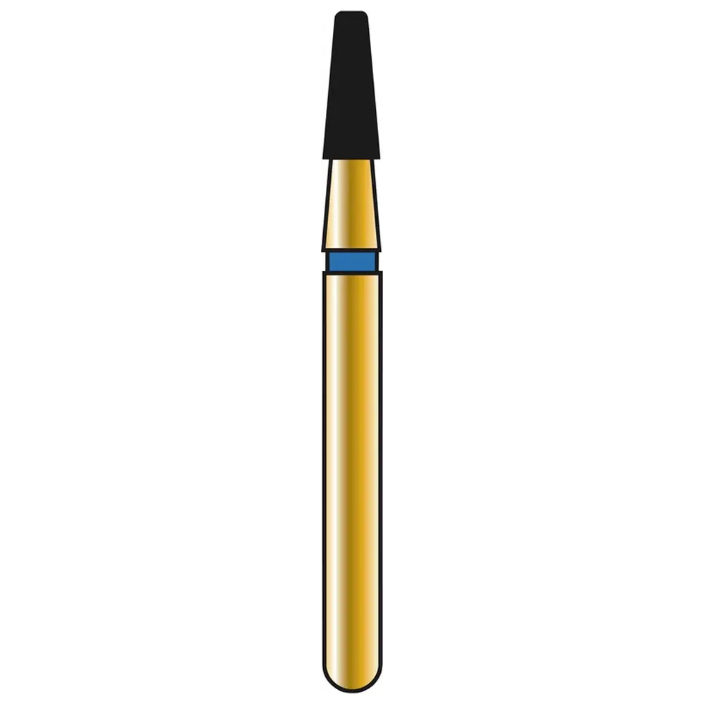 COLTENE DIATECH Diamanten G845R - Packung 5 Stück blau mittel (M), FG, Figur 544 Konus Kante rund, 4 mm, ISO 016