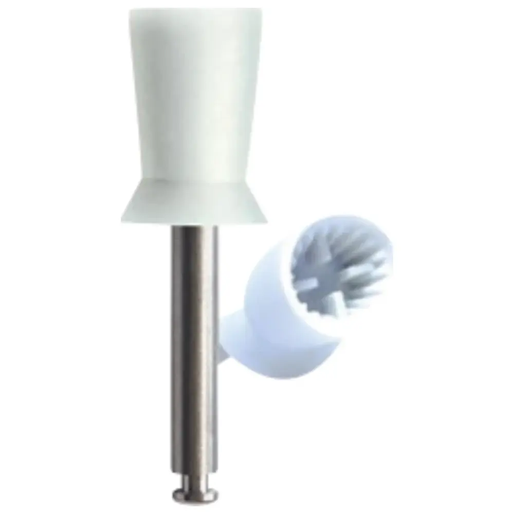 214109_Prophylaxepolierer_Eco__Packung_100_Stueck_weiss_mit_Metallschaft_latexfrei_4_Lamellen_gerippt_RA