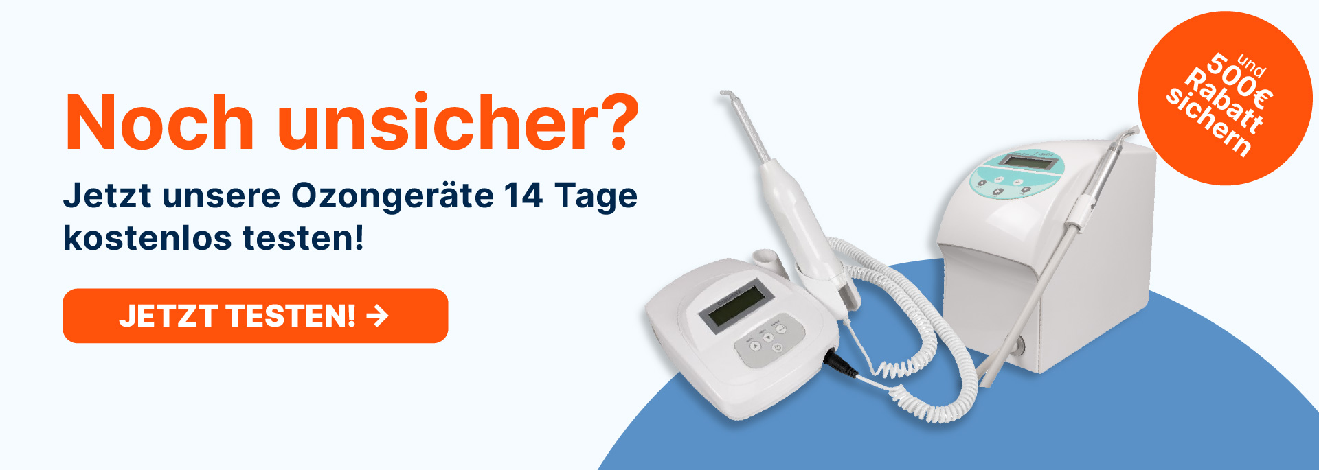 Ozongeräte kostenlos testen bei DentaTec