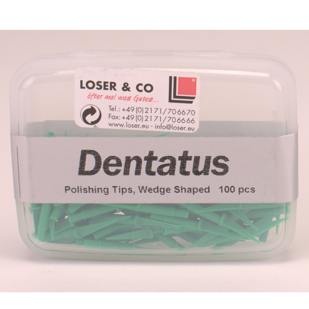 Dentatus KST Spitze schmal grün 100St