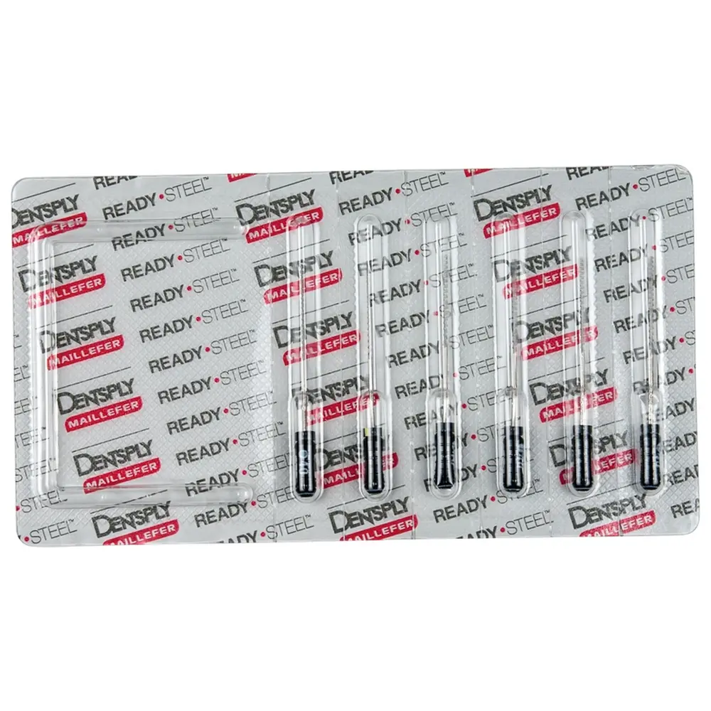 Dentsply Sirona READYSTEEL Hedstroem Files - Packung 6 Stück 31 mm ISO 040