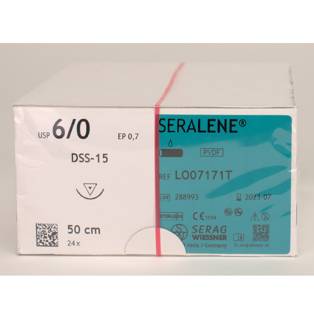 Seralene blau USP 6/0 DSS-15 2Dtz
