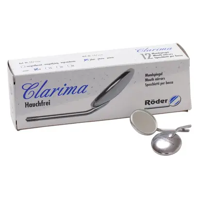 Röder Dentalinstrumente GmbH & Co. KG Mundspiegel Clarima klar Plan 4 Pa 12 Röder Dentalinstrumente GmbH & Co. KG Mundspiegel Clarima klar Plan 4 Pa 12