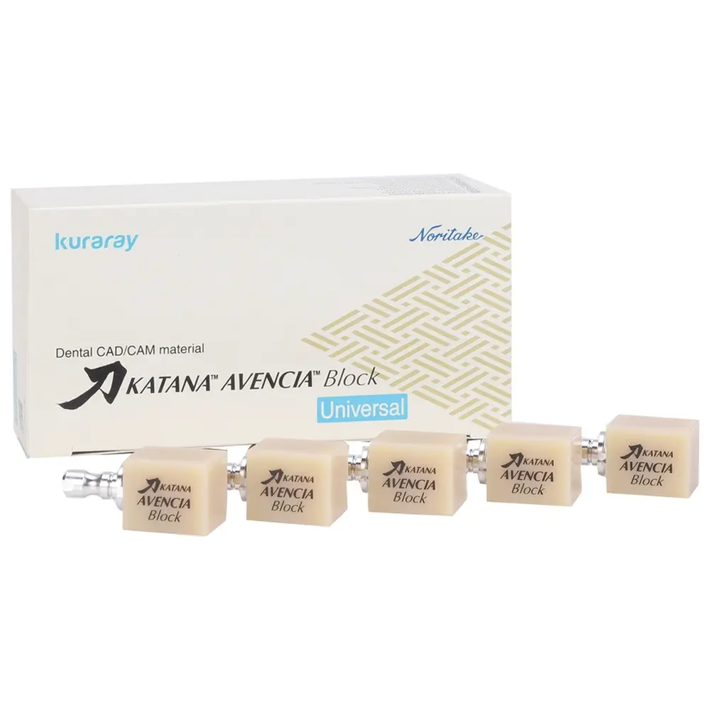 Kuraray Noritake KATANA™ AVENCIA™ Block - Packung 5 Stück Größe 12, A3, Universal