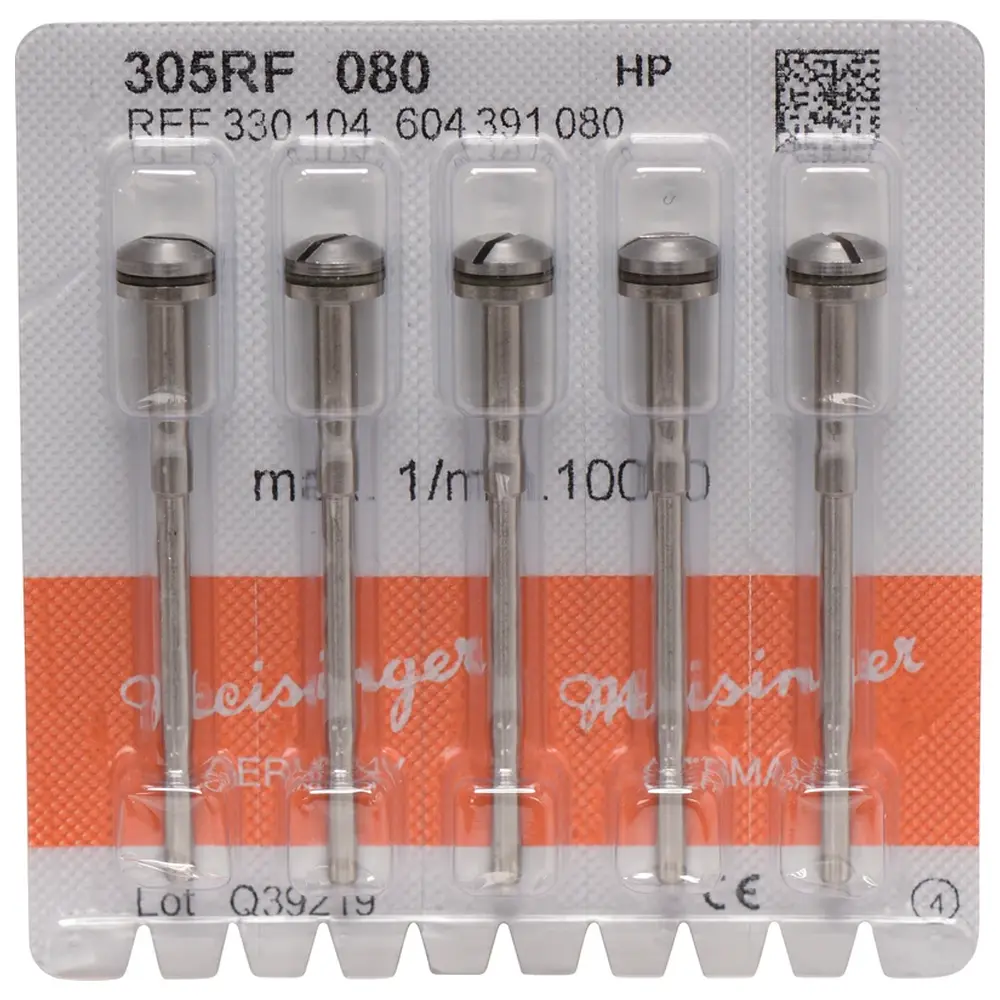 Hager & Meisinger Mandrelle 305RF - Packung 5 Stück HP, ISO 080