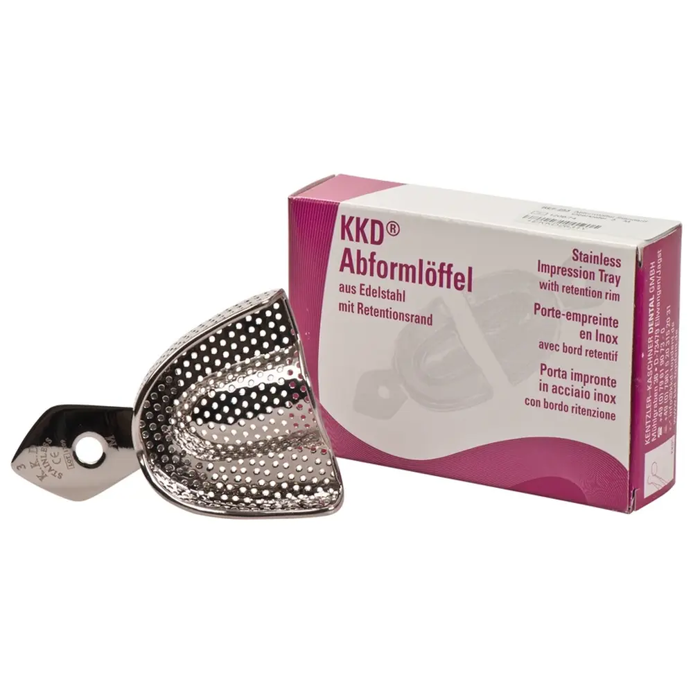 Kentzler-Kaschner KKD® Abformlöffel Standardabdruck - Stück OK-3, M, perforiert