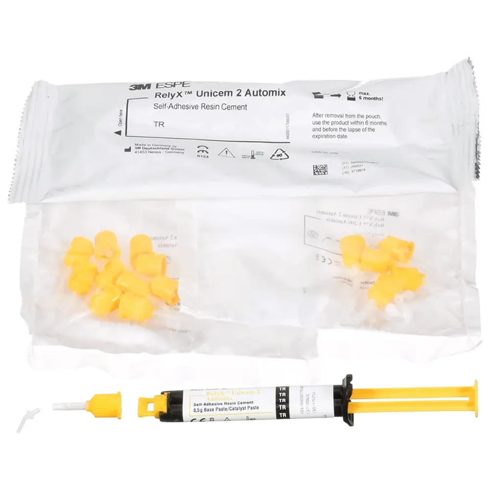 Solventum Dental Solutions RelyX™ Unicem 2 Automix - Packung 8,5 g Automix-Spritze A3 opak, Zubehör