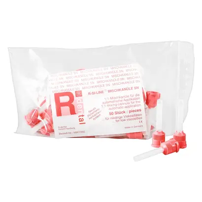 R-dental Dentalerzeugnisse GmbH R-SI-LINE MISCHKANÜLE SN rosa/weiß Spirale Btl 50