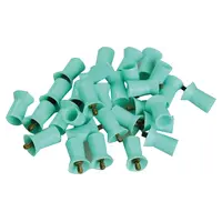 Kerr Farbige Prophy Cups - Packung 120 Stück türkis gerippt, weiches Gummi, Screw-Type