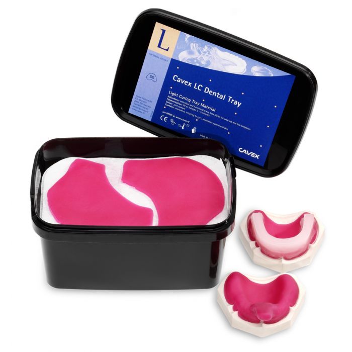 Cavex LC Dental Tray - Packung 50 Stück, rosa Cavex LC Dental Tray - Packung 50 Stück, rosa