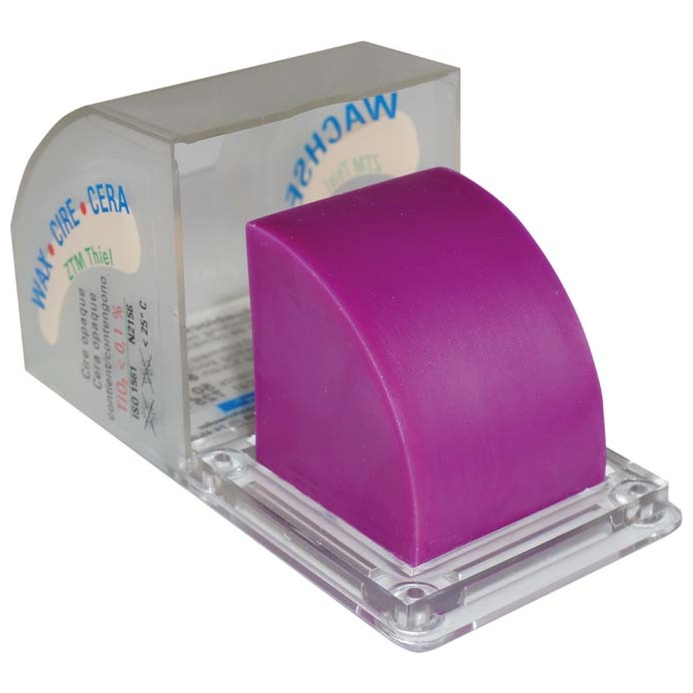 ERKODENT Ausblockwachs - Packung 50 g Block lila