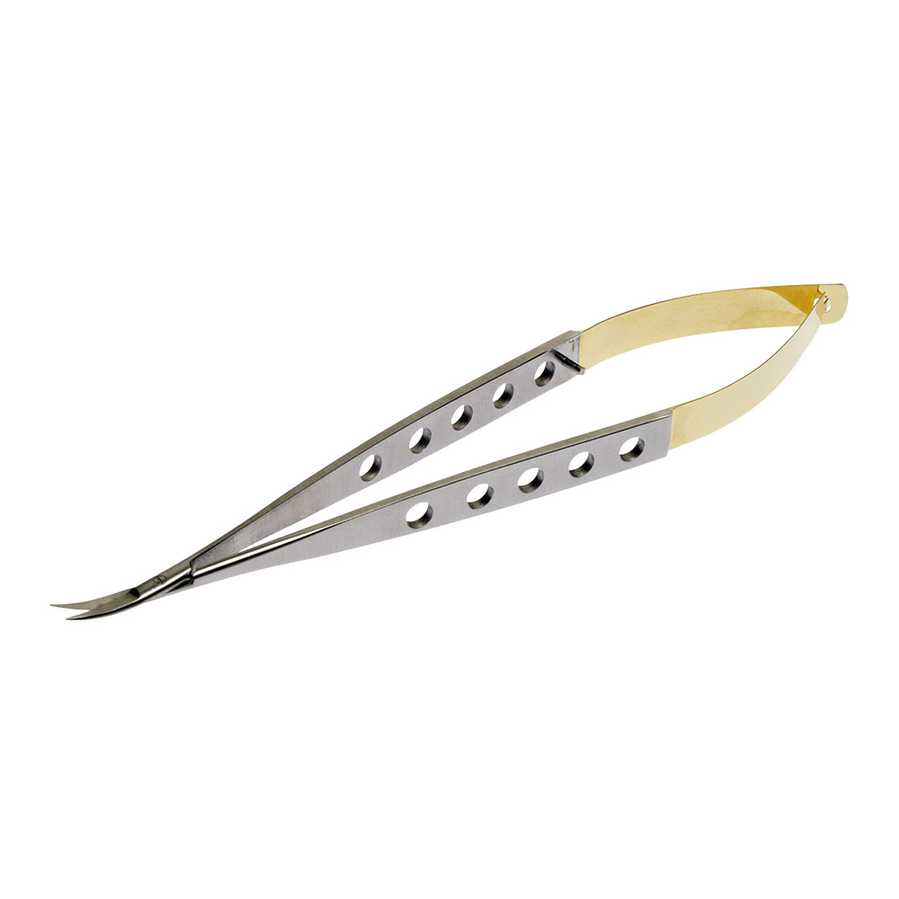 Schere TC Noyes gebogen 17cm St