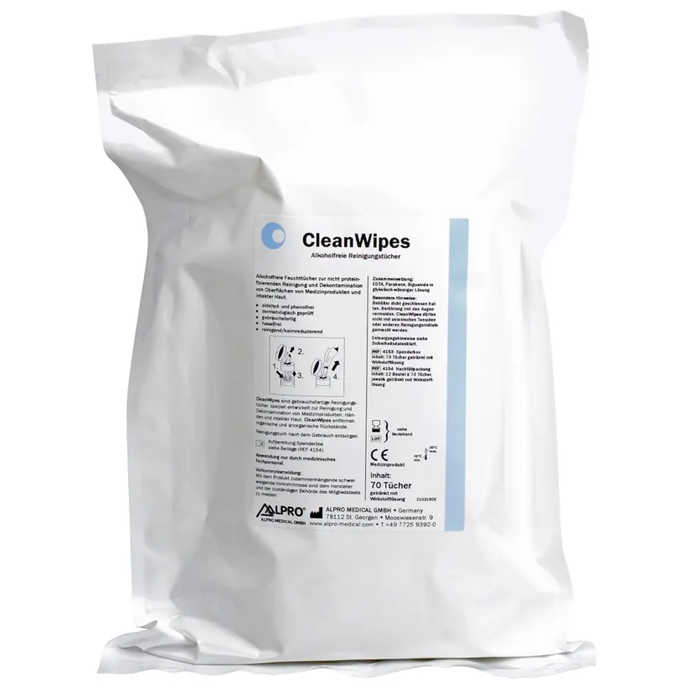 ALPRO MEDICAL CleanWipes - Karton 12 x 70 Stück