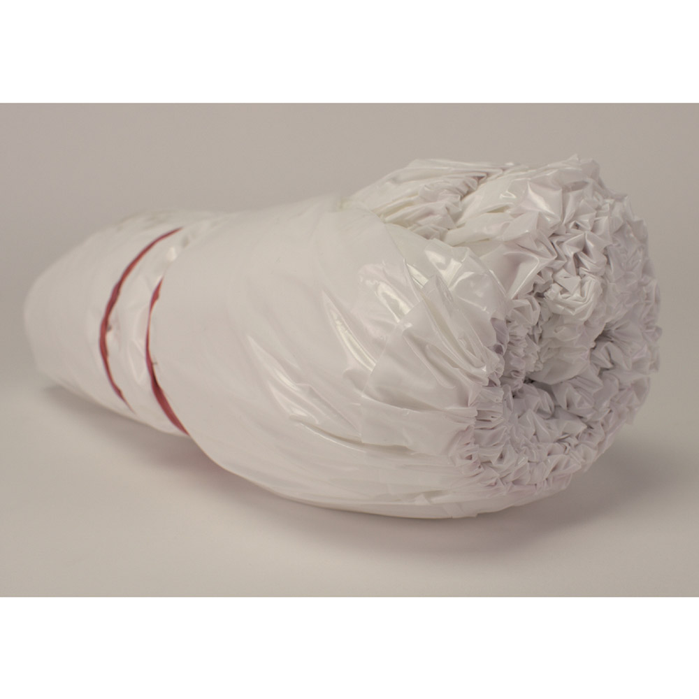 Abfallbeutel weiß m.Gummizug 100St