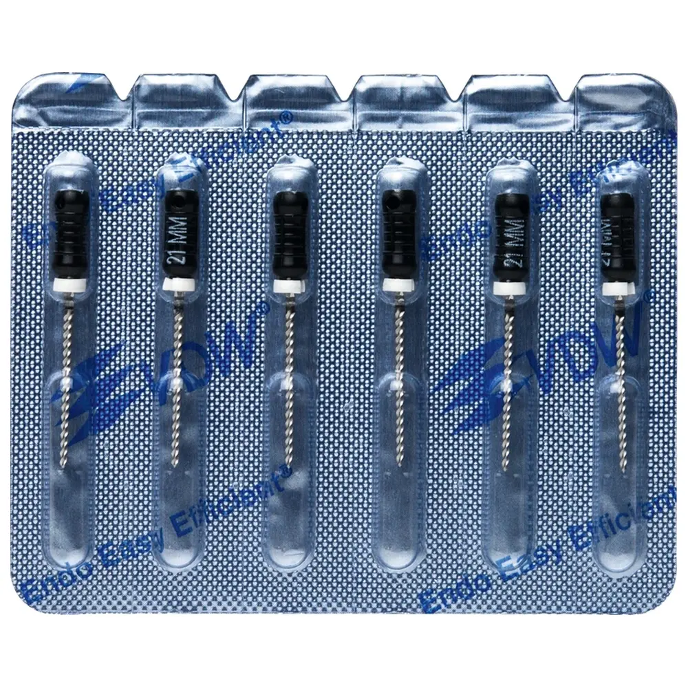 VDW STERILE K-Feilen - Blisterpackung 6 Stück 21 mm ISO 080