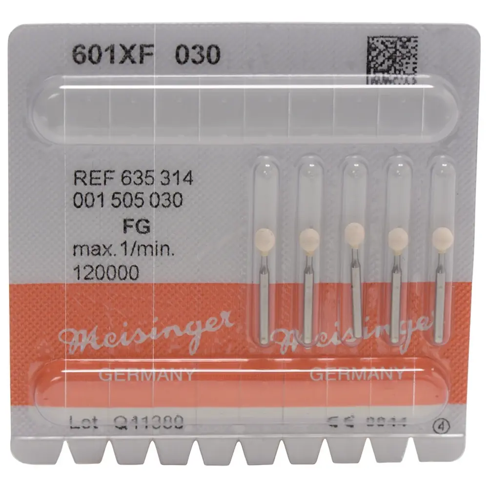 Hager & Meisinger Keramische Schleifer 601 - Packung 5 Stück weiß extra fein, FG, Figur 001, ISO 030