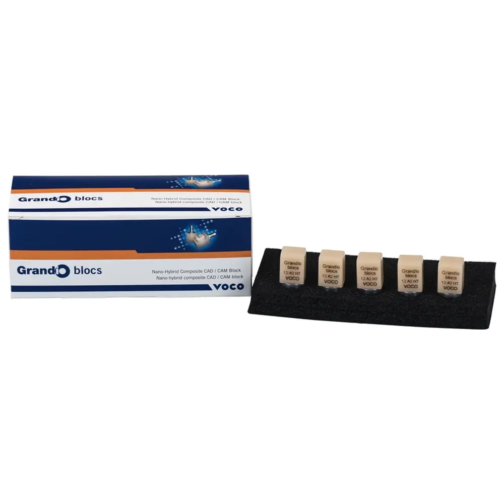 VOCO Grandio® blocs - Packung 5 Stück Gr. 12, A2 HT
