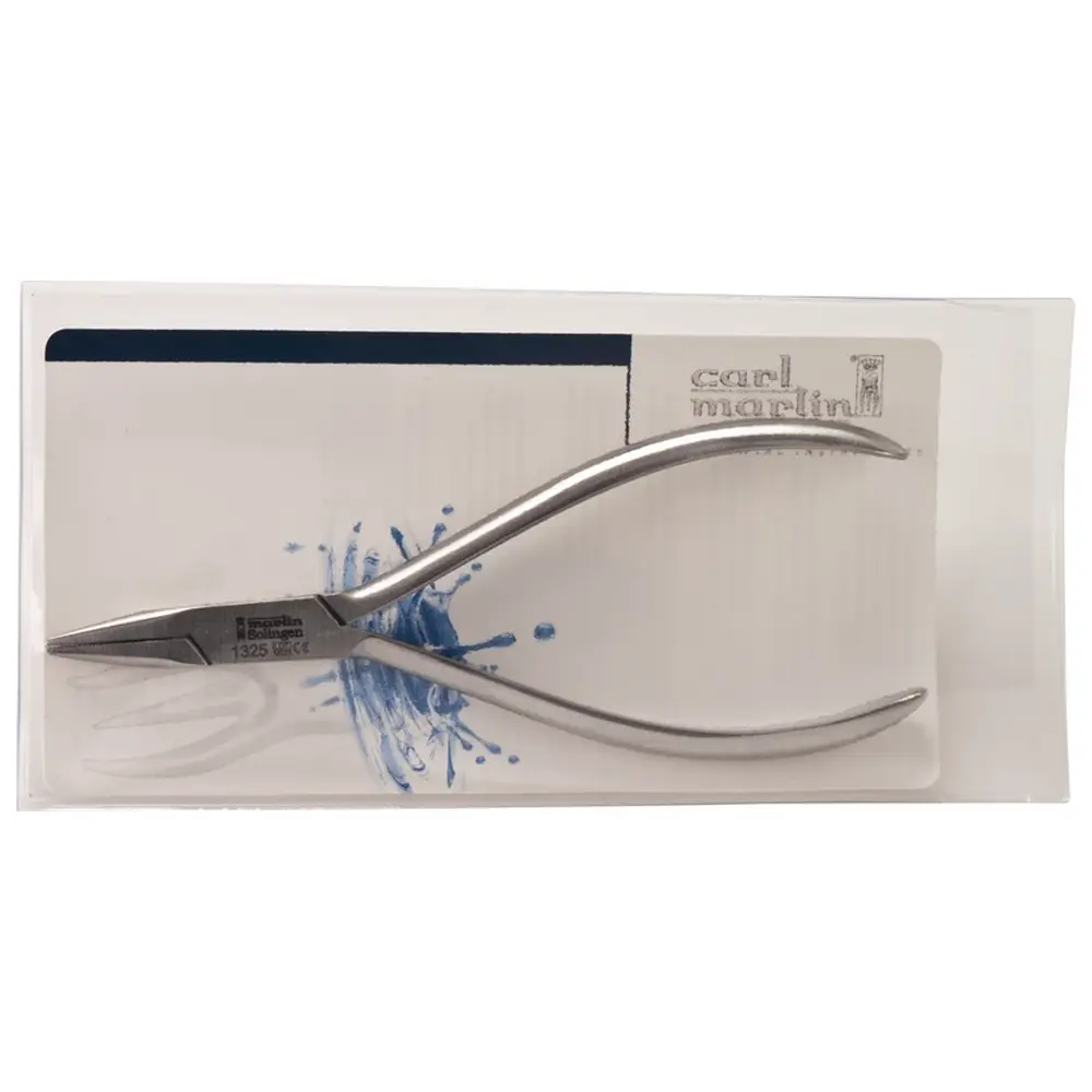 Carl Martin Flachzangen - Stück Spitzzange 13 cm, gerieft