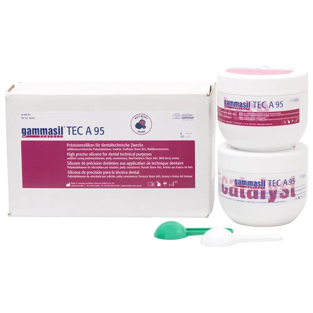 Müller-Omicron gammasil® PERFECT TEC A 95 - Packung 420 ml Base, 420 ml Katalysator