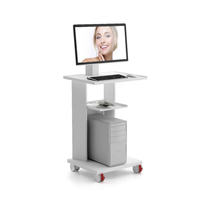 Multifunktionswagen für den mobilen Einsatz von PCs Multifunktionswagen für den mobilen Einsatz von PCs