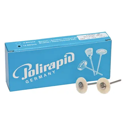 Polirapid Dr. Montemerlo GmbH & Co. KG Miniaturbürste m.HP 110/21mm H Borste weiß Pa 12
