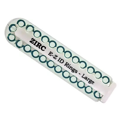 Zirc Company EZ-ID Markierungsring Zirc groß 6mm blau Pa 25