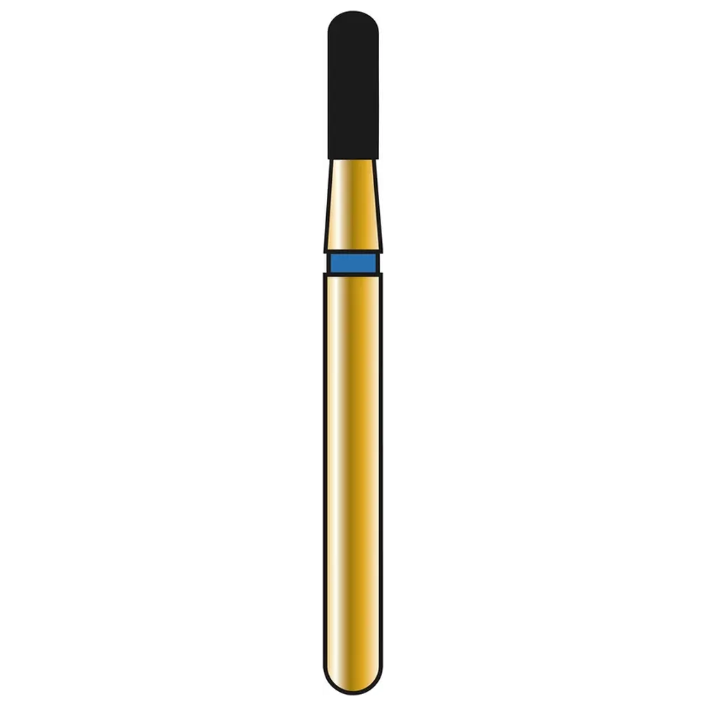 COLTENE DIATECH Diamanten G838 - Packung 5 Stück blau mittel (M), FG, Figur 139 Zylinder rund, 4 mm, ISO 012