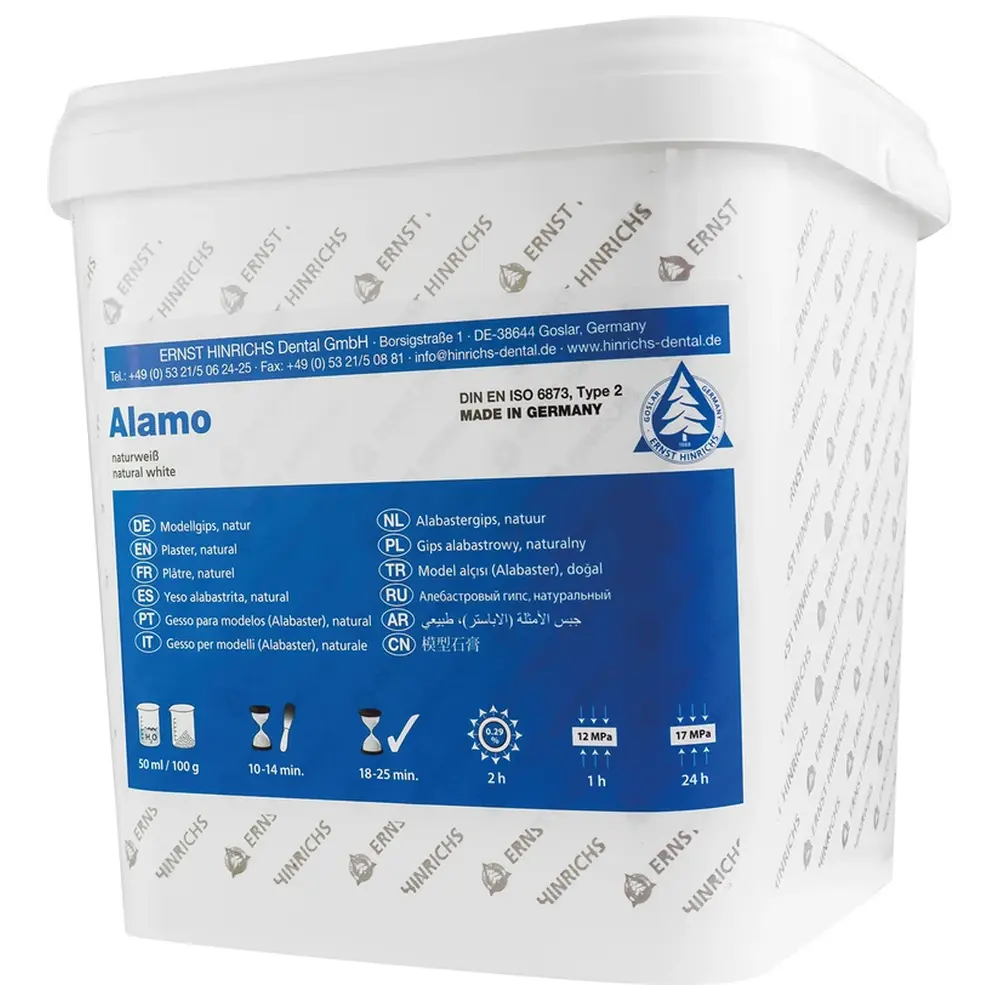 ERNST HINRICHS Alamo - Beutel 5 kg Modellgips naturweiß