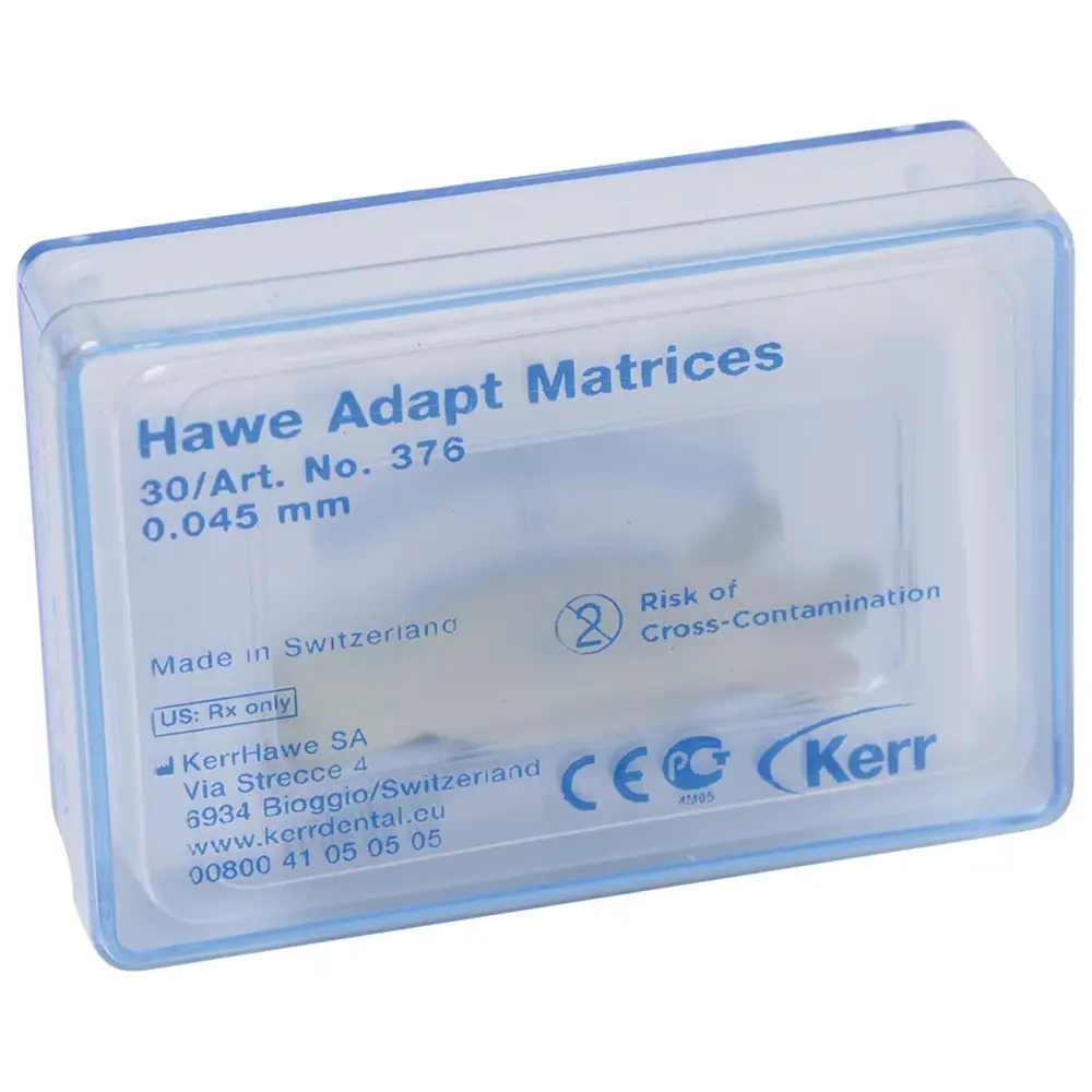 Kerr Adapt™ Matrizen - Nachfüllpackung 30 Stück Stärke 0,045 mm, Form 376