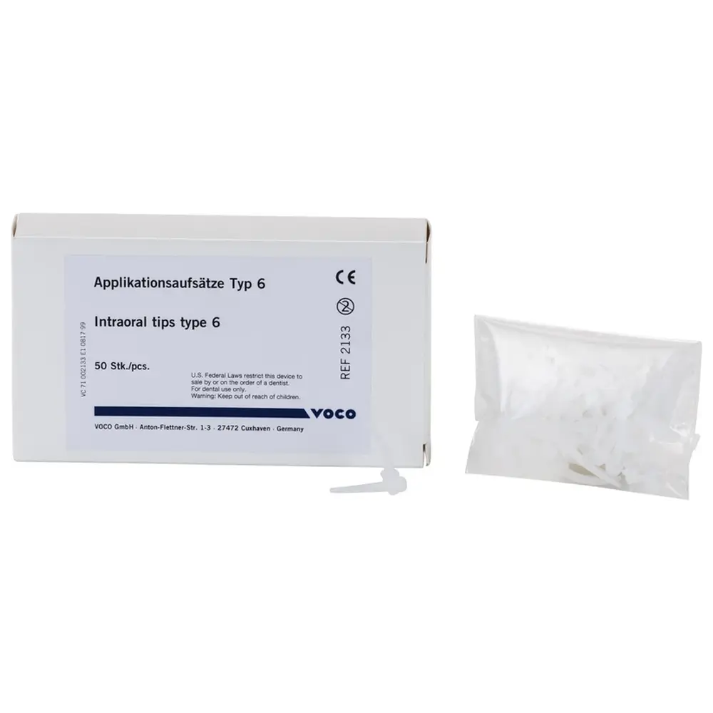 VOCO Applikationsaufsätze Typ 6 - Packung 50 Aufsätze