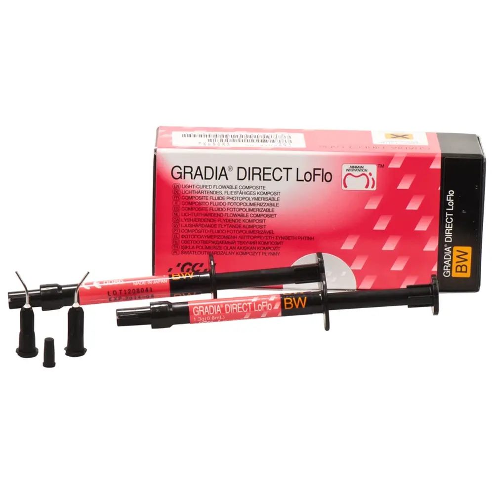 GC GRADIA® DIRECT - Packung 2 x 1,3 g Spritze LoFlo BW