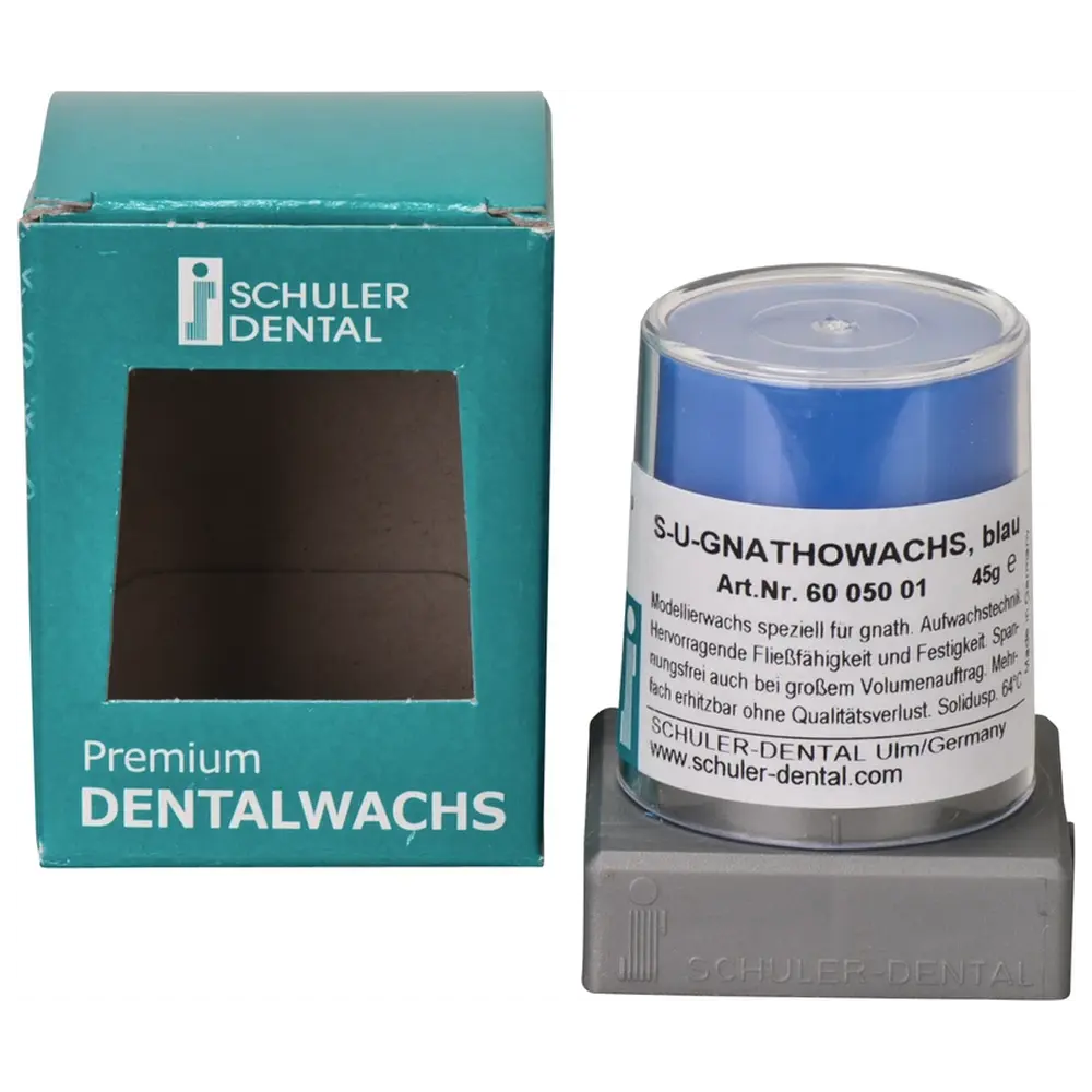 SCHULER-DENTAL S-U-GNATHOWACHS-O - Kegel 45 g blau