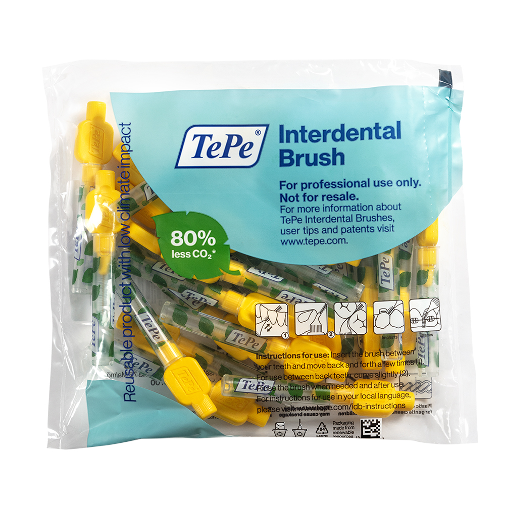 GX93066_InterdBuersten_07mm_gelb_25St Interd.Bürsten 0,7mm gelb 25St