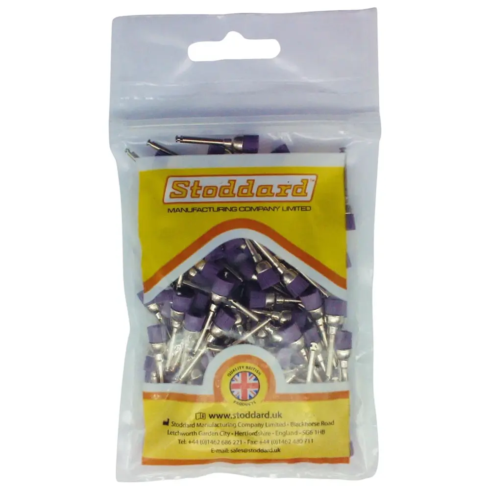 PRODENT Nylon Polierbürsten Smart - Packung 100 Stück lila, mittel, RA