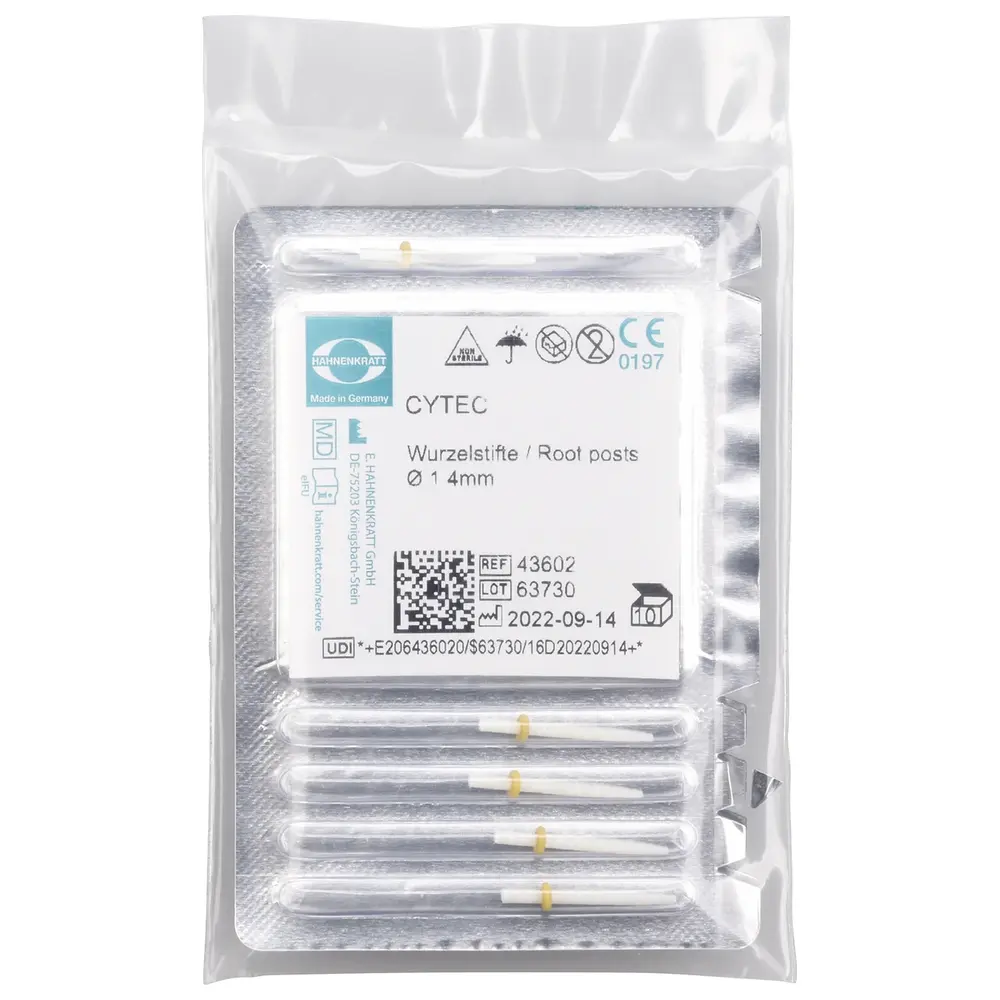 29385_Cytec__Packung_10_Wurzelstifte_14_mm_gelb