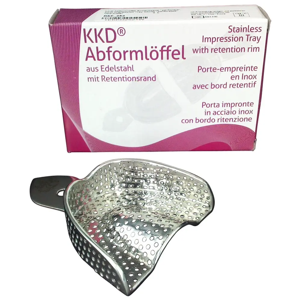 Kentzler-Kaschner KKD® Abformlöffel Standardabdruck - Stück OK-2, L, perforiert