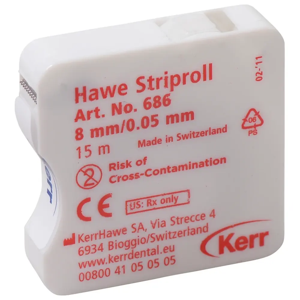 Kerr Striproll - Rolle 15 m Strip transparent, Breite 8 mm