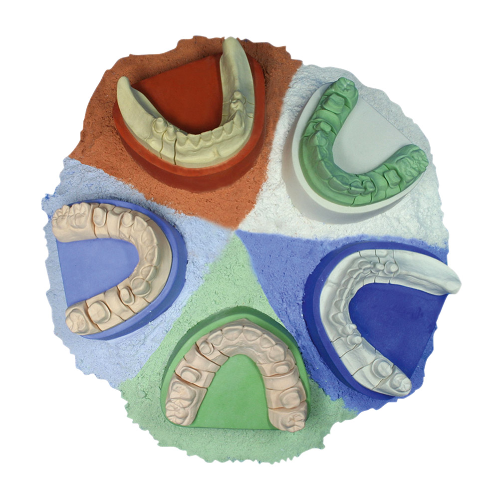 Ernst Hinrichs Dental Sockelgips FL blau 10Kg Eimer