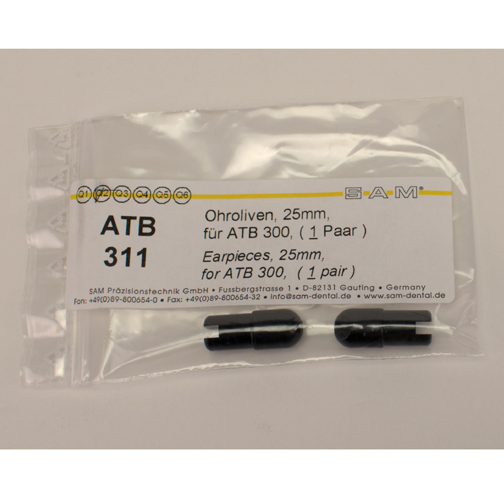 Ohrolive f. Axioquick 3 schwarz Pa