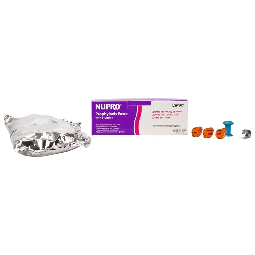 Dentsply Sirona NUPRO® mit Fluoride - Packung 200 x 2 g mittel, Orange