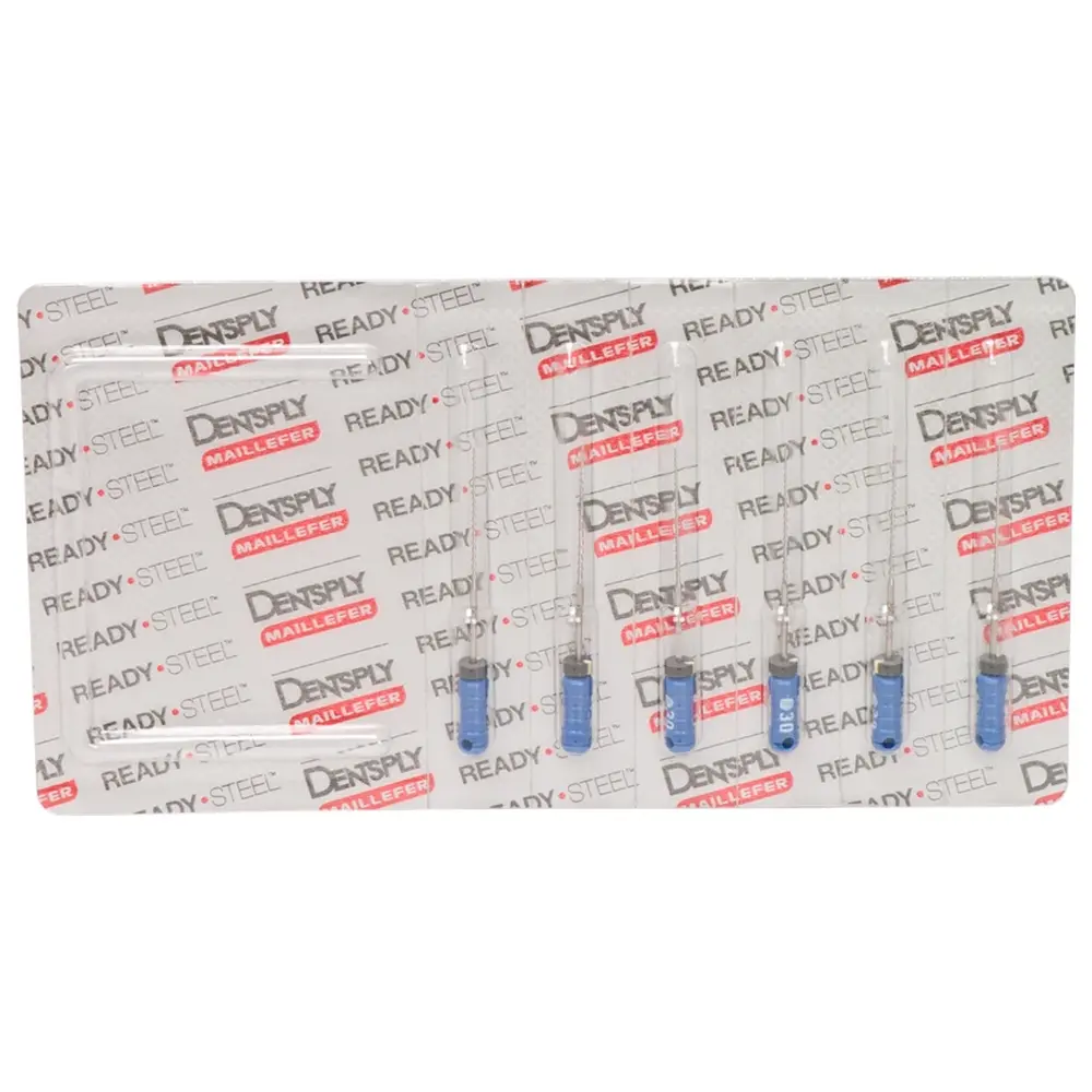 Dentsply Sirona READYSTEEL Hedstroem Files - Packung 6 Stück 28 mm ISO 030