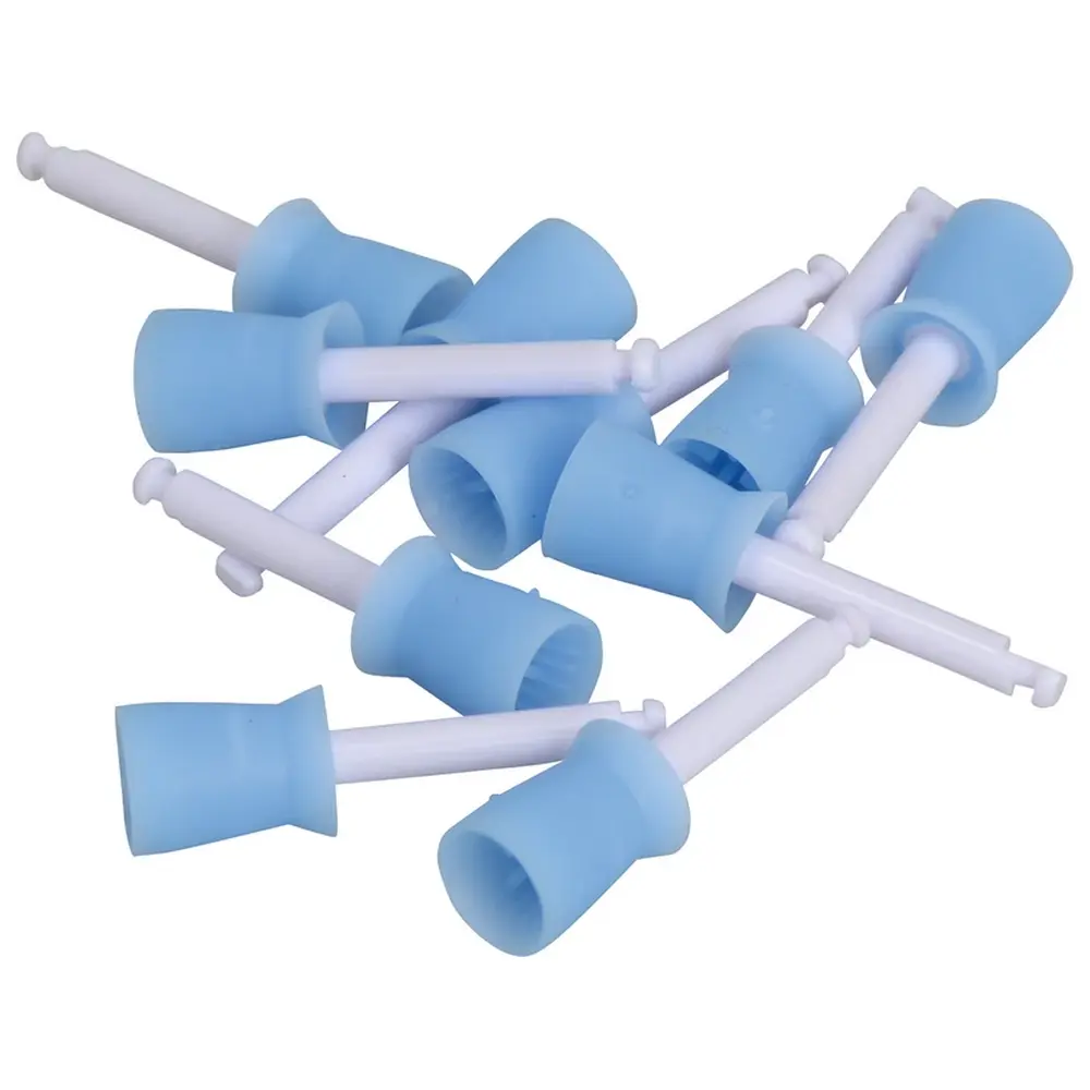 Edenta Prophylaxis Cups - Packung 100 Stück blau medium, RA, Figur 034, 9 mm, ISO 060