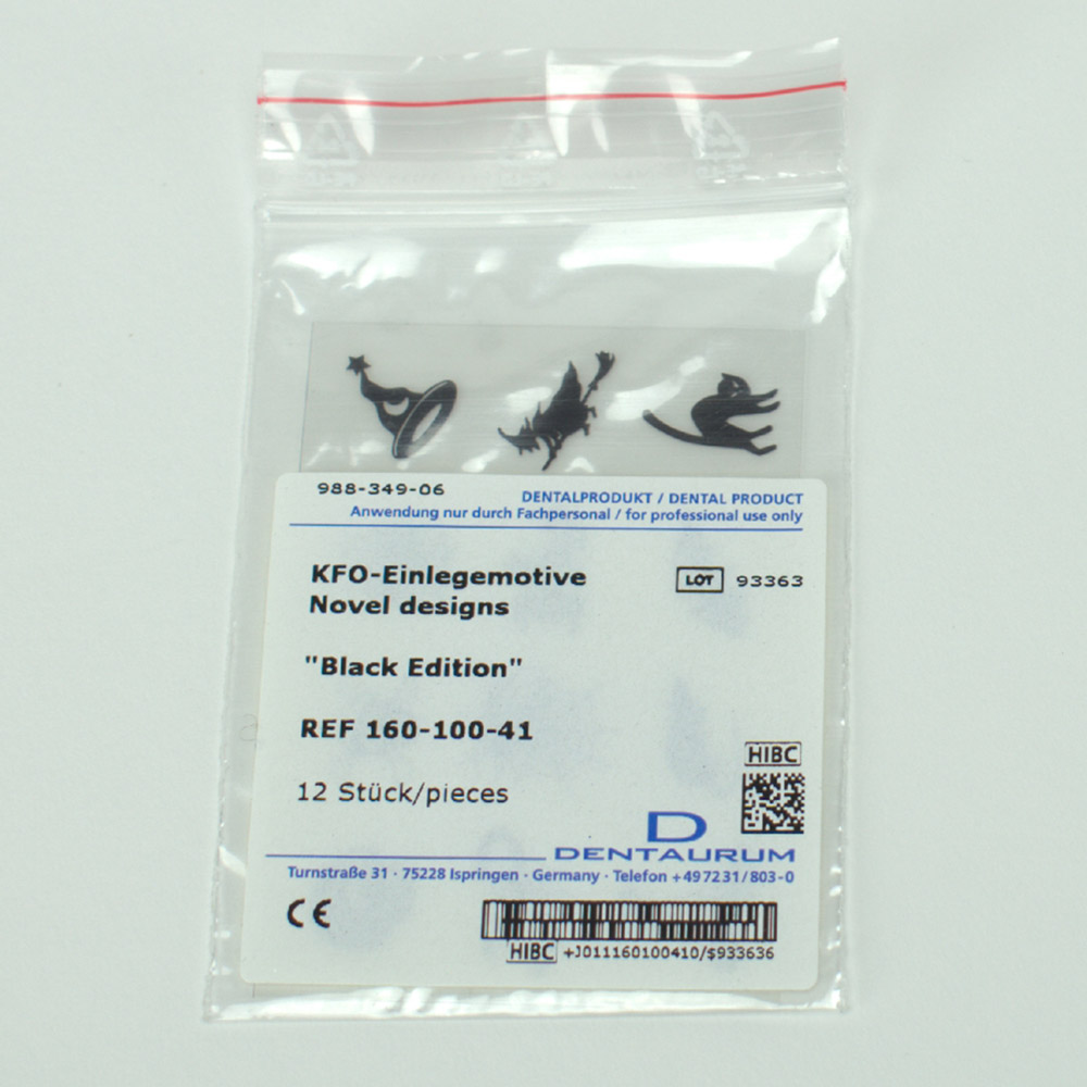Einlegemotiv KFO Black Edition 12St