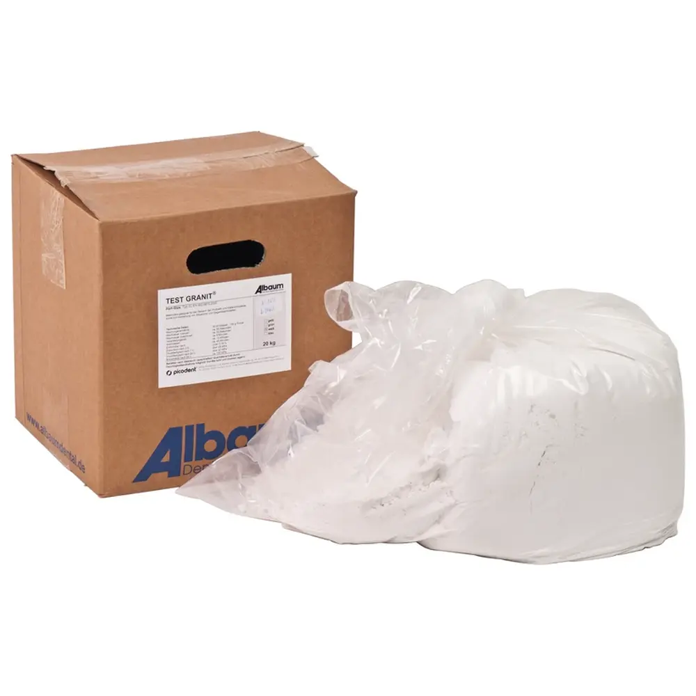 picodent Test-Granit - Karton 20 kg Granit weiß