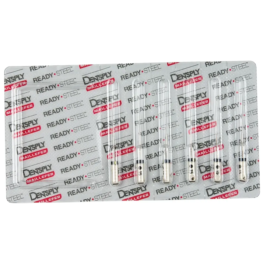 Dentsply Sirona READYSTEEL Hedstroem Files - Packung 6 Stück 31 mm ISO 015