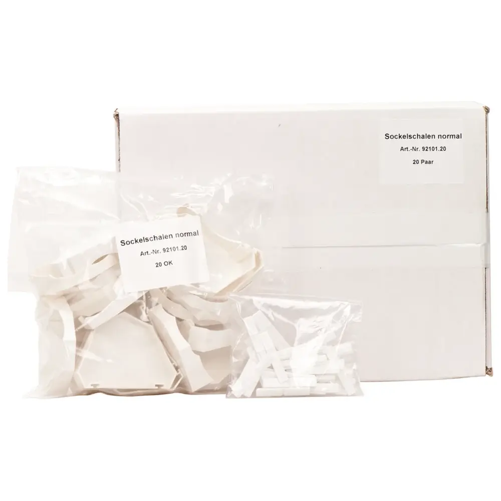 Dr. Hinz KFO Sockelschalen - Packung 20 Paar normal