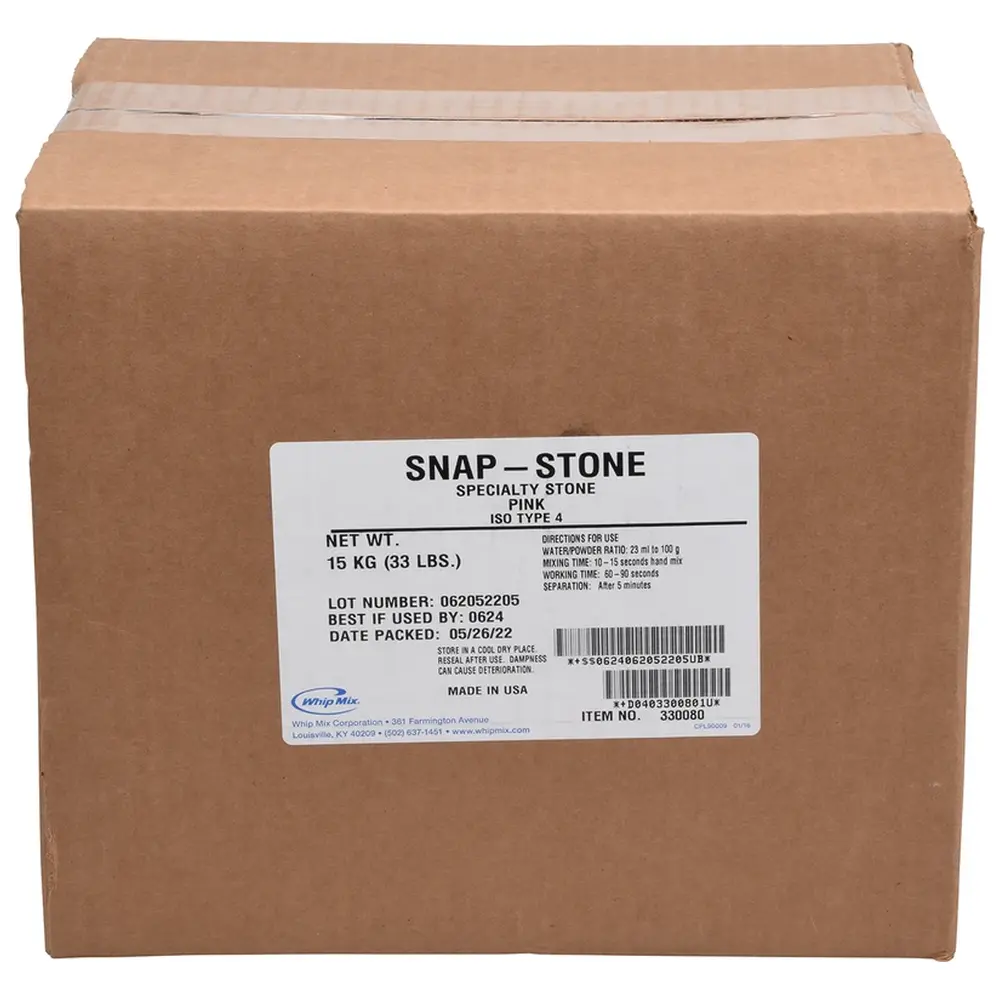 Whip Mix Snap-Stone - Karton 15 kg Gips pink