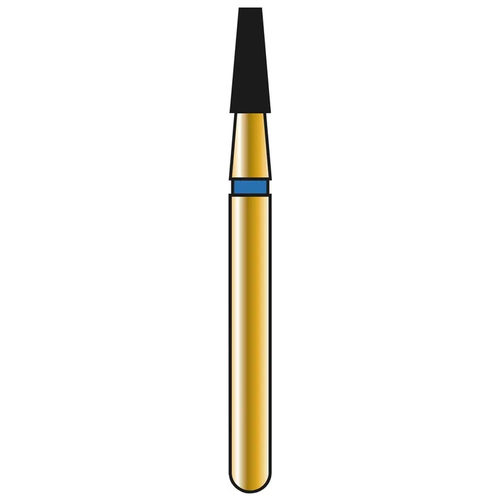 COLTENE DIATECH Diamanten G845 - Packung 5 Stück blau mittel (M), FG, Figur 170 Konus flaches Ende, 4 mm, ISO 016